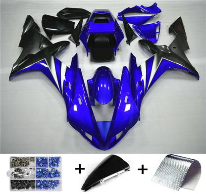 For Yamaha YZF R1 2002 2003 ABS Plastic Injection Motorcycle Fairing Kit Bodywork with Heat Shield and Bolt Box