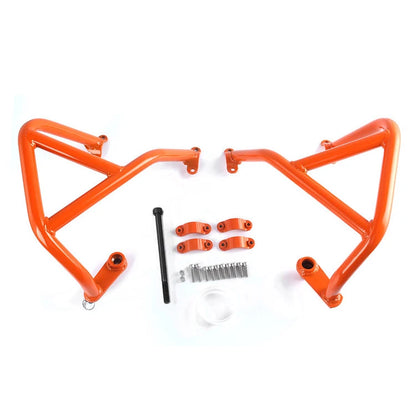 Motorcycle Engine Guard Crash Bar Stunt Cage Frame Protection Bumper For KTM Duke 690 2012 2013 2014 2015 2016 2017 2018 Orange