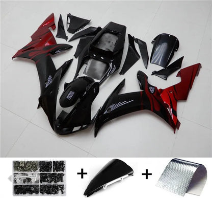 For Yamaha YZF R1 2002 2003 ABS Plastic Injection Motorcycle Fairing Kit Bodywork with Heat Shield and Bolt Box