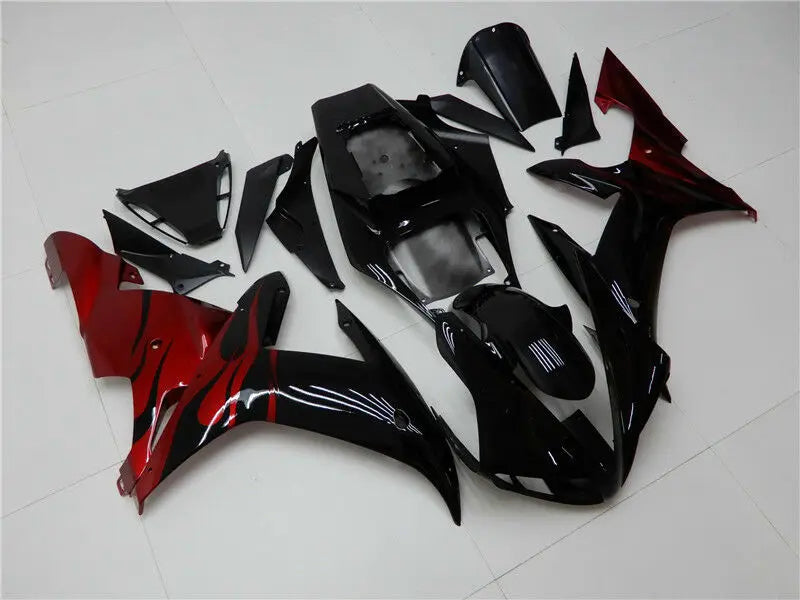 For Yamaha YZF R1 2002 2003 ABS Plastic Injection Motorcycle Fairing Kit Bodywork with Heat Shield and Bolt Box