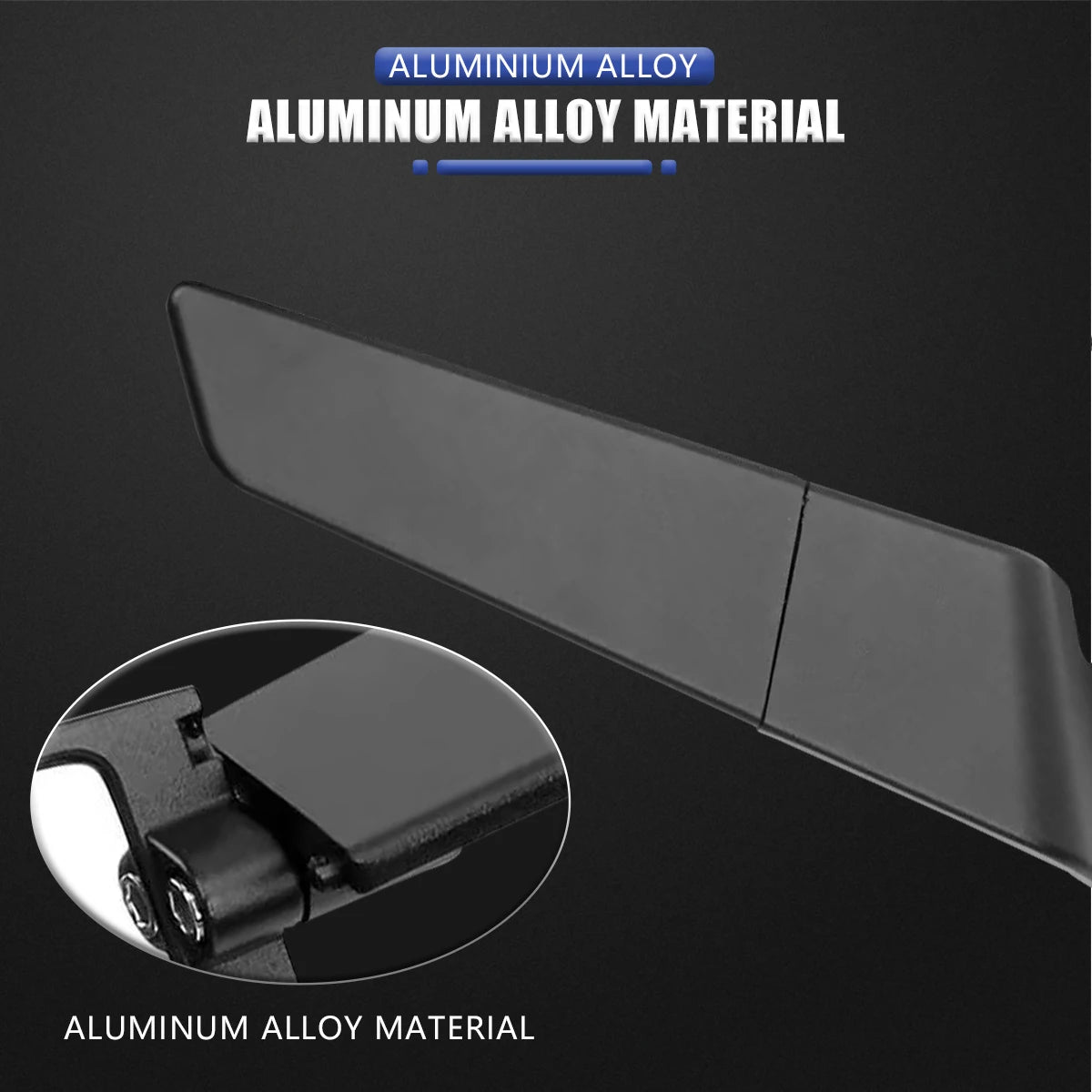 Motorcycle Side View Mirror For Kawasaki Z1000 Z900 Z800 Z750 Z650 Z400 Z300 Z250 Z125 Rearview Mirrors Kits Rotate Adjustable