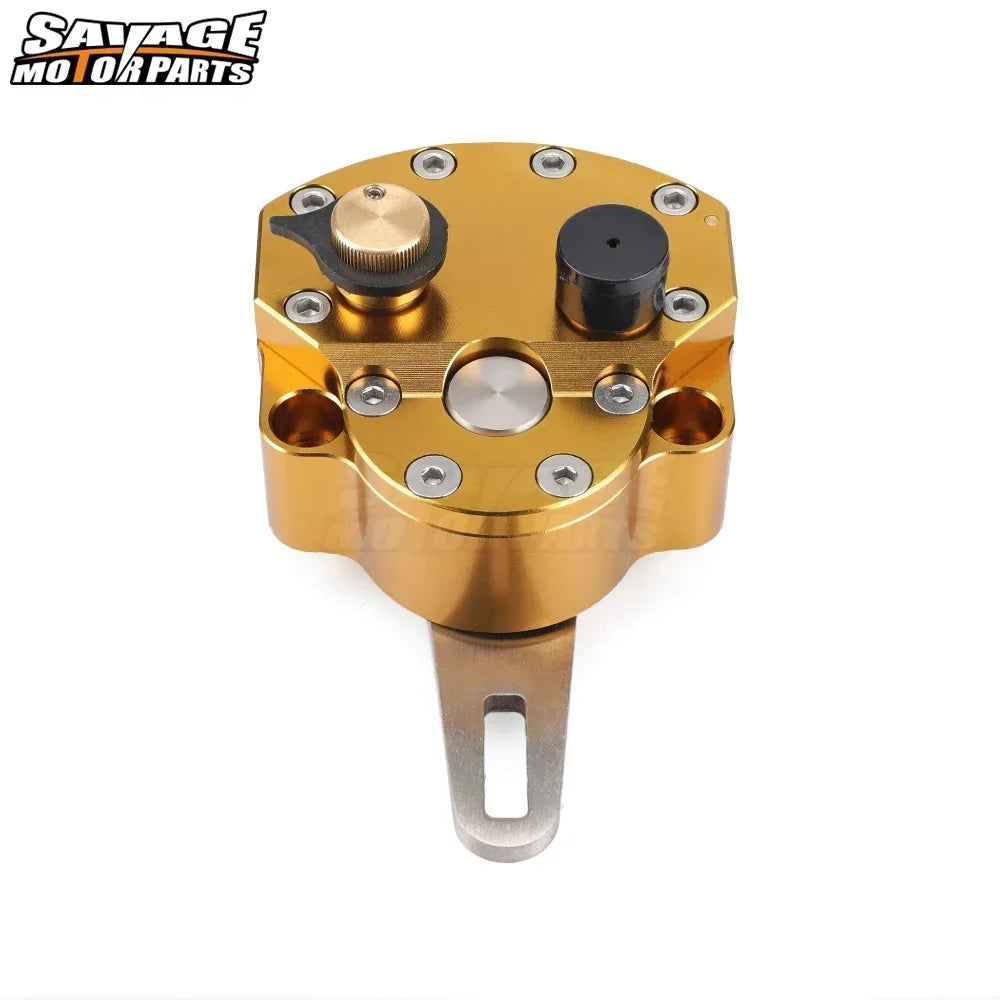 Universal Motorcycle Steering Damper Stabilizer Reversed Safety Adjustable Dirt Bike Scooter Handlebar Damper Motocross Parts