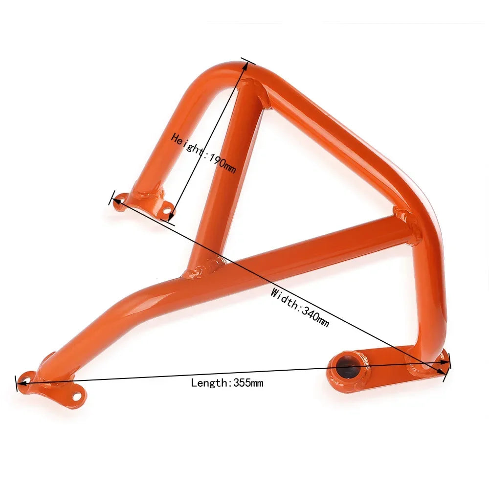 Motorcycle Engine Guard Crash Bar Stunt Cage Frame Protection Bumper For KTM Duke 690 2012 2013 2014 2015 2016 2017 2018 Orange