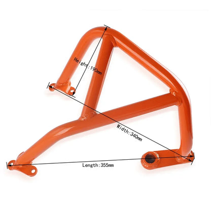 Motorcycle Engine Guard Crash Bar Stunt Cage Frame Protection Bumper For KTM Duke 690 2012 2013 2014 2015 2016 2017 2018 Orange