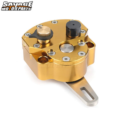 Universal Motorcycle Steering Damper Stabilizer Reversed Safety Adjustable Dirt Bike Scooter Handlebar Damper Motocross Parts