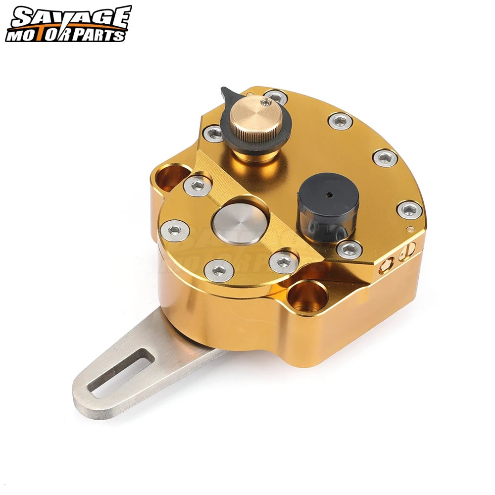 Universal Motorcycle Steering Damper Stabilizer Reversed Safety Adjustable Dirt Bike Scooter Handlebar Damper Motocross Parts