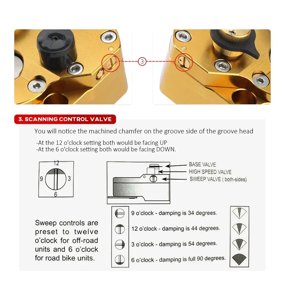 Universal Motorcycle Steering Damper Stabilizer Reversed Safety Adjustable Dirt Bike Scooter Handlebar Damper Motocross Parts