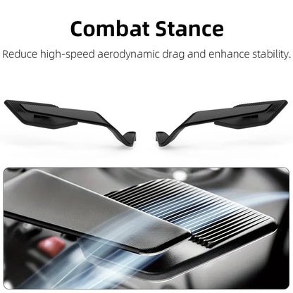 Motorcycle Side View Mirror For Kawasaki Z1000 Z900 Z800 Z750 Z650 Z400 Z300 Z250 Z125 Rearview Mirrors Kits Rotate Adjustable