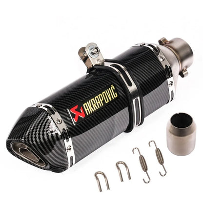Kpr150 Horizon 350r3r25 Gsx Ninja250z400 Modified Small Hexagonal Exhaust Pipe Model Universal Modification Parts