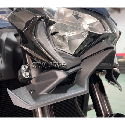 Carbon fiber Motorcycle Z 900 Naked Front Spoiler Winglet Aerodynamic Wing Kit Spoiler New For Kawasaki Z900 2020 2021 2022