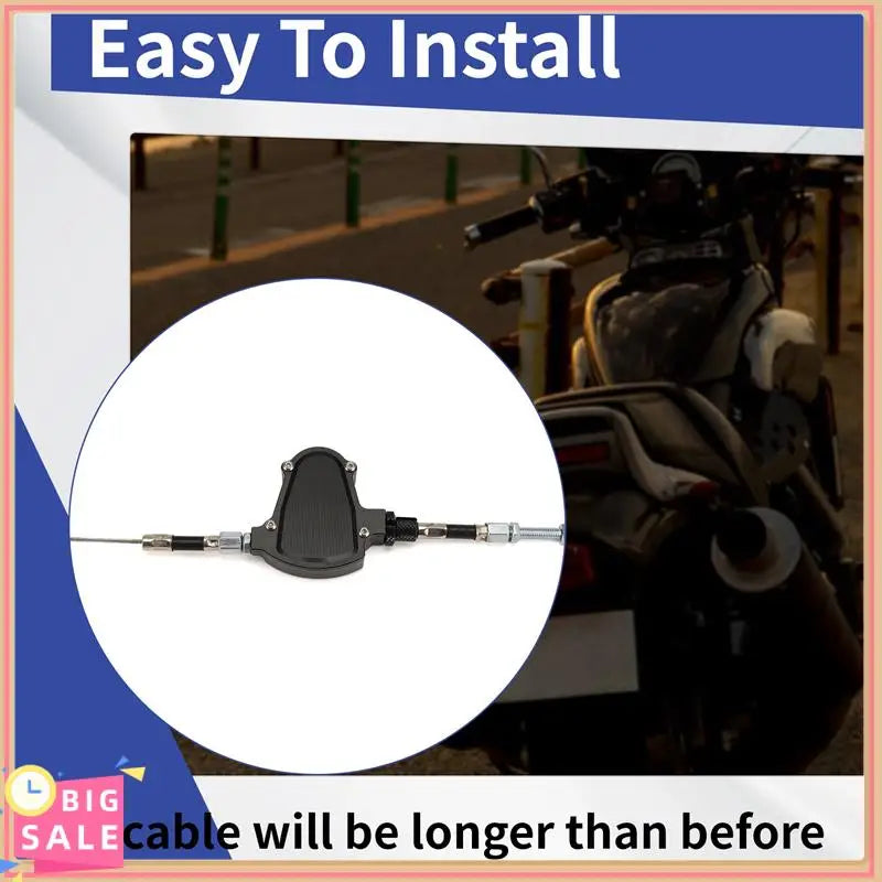 Better-Universal Motorcycle Pull Wire Clutch Effort Saver Stunt Clutch Cable Easy System For Yamaha Kawasaki Suzuki