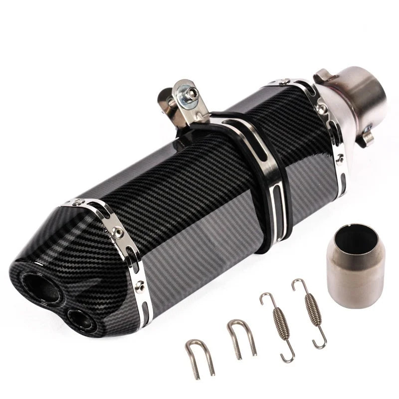Kpr150 Horizon 350r3r25 Gsx Ninja250z400 Modified Small Hexagonal Exhaust Pipe Model Universal Modification Parts