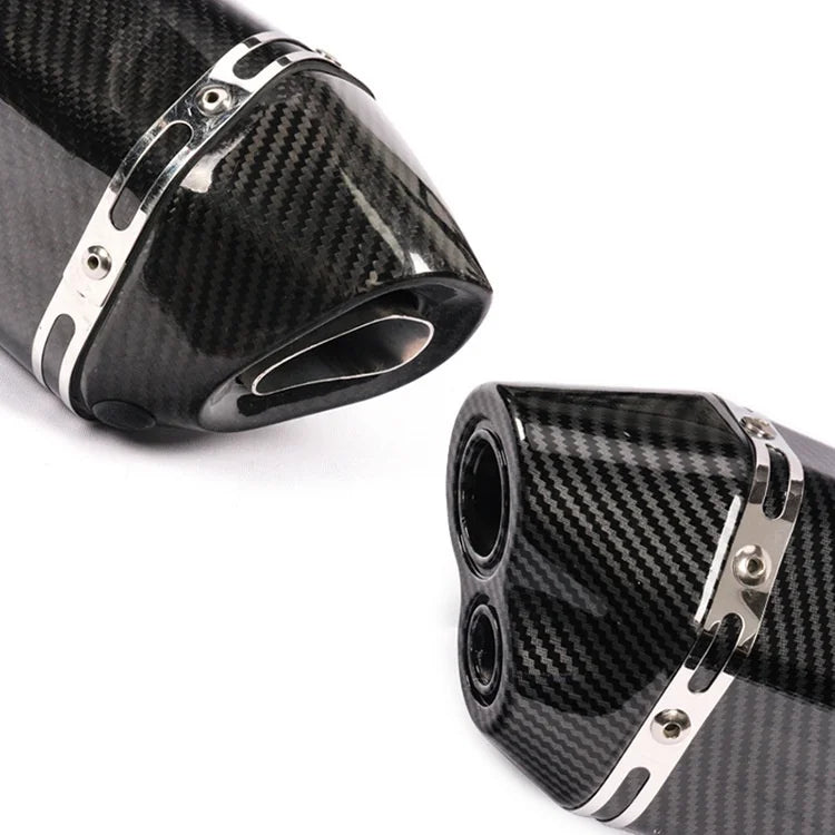 Kpr150 Horizon 350r3r25 Gsx Ninja250z400 Modified Small Hexagonal Exhaust Pipe Model Universal Modification Parts