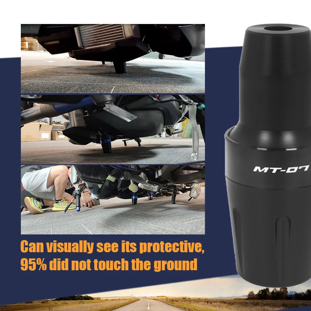 MT-07 Frame Sliders Crash Protector For YAMAHA MT07 2014-2025 FZ07 Tracer 700/GT 7 Motorcycle Accessories Falling Protection Pad