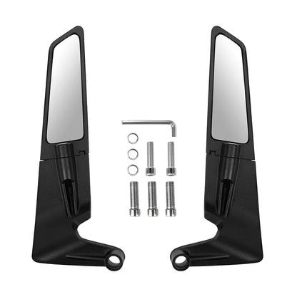 Motorcycle Side View Mirror For Kawasaki Z1000 Z900 Z800 Z750 Z650 Z400 Z300 Z250 Z125 Rearview Mirrors Kits Rotate Adjustable