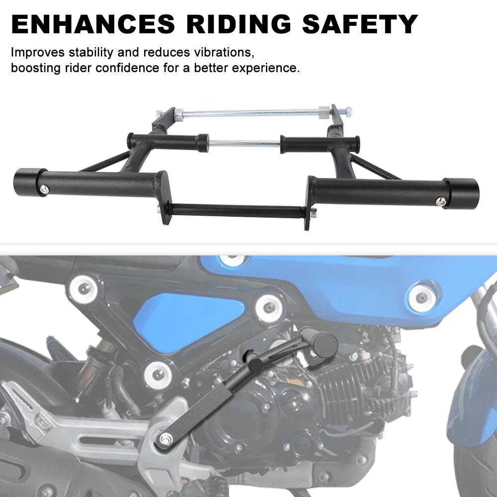 Motorcycle Stunt Cage Engine Guard For HONDA GROM 125 2022 2023 2024 2025 Highway Bar Bumper Fairing Frame Protector Race Rail