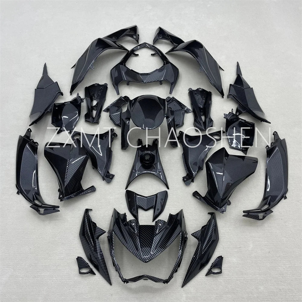 The motorcycle fairing is suitable for Kawasaki Z800 2013 2014 2015 2016 body kit shell guard plate carbon fiber coating