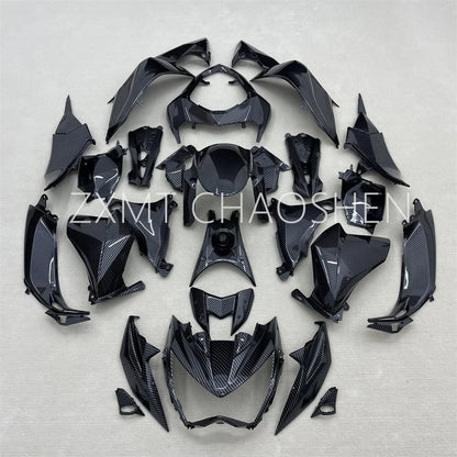 The motorcycle fairing is suitable for Kawasaki Z800 2013 2014 2015 2016 body kit shell guard plate carbon fiber coating