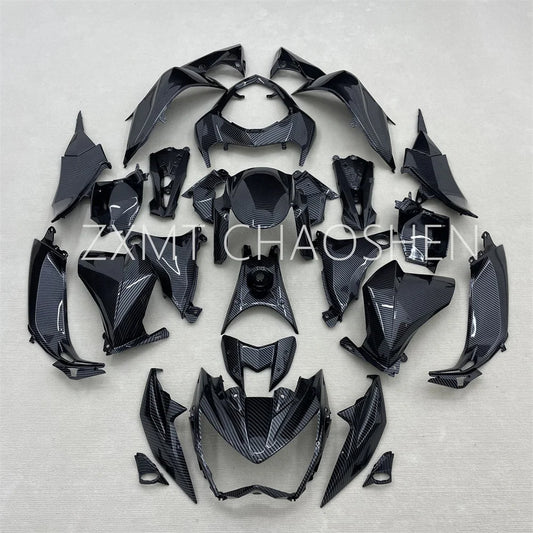 The motorcycle fairing is suitable for Kawasaki Z800 2013 2014 2015 2016 body kit shell guard plate carbon fiber coating