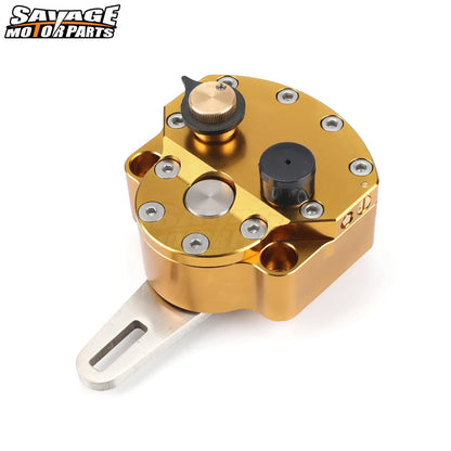 Universal Motorcycle Steering Damper Stabilizer Reversed Safety Adjustable Dirt Bike Scooter Handlebar Damper Motocross Parts