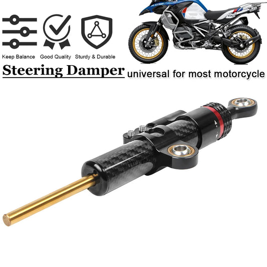 Motorcycle Aluminium Adjustable Steering Damper Stabilizer Bracket Holder Mount Universal For Most Motorcycle Accessory