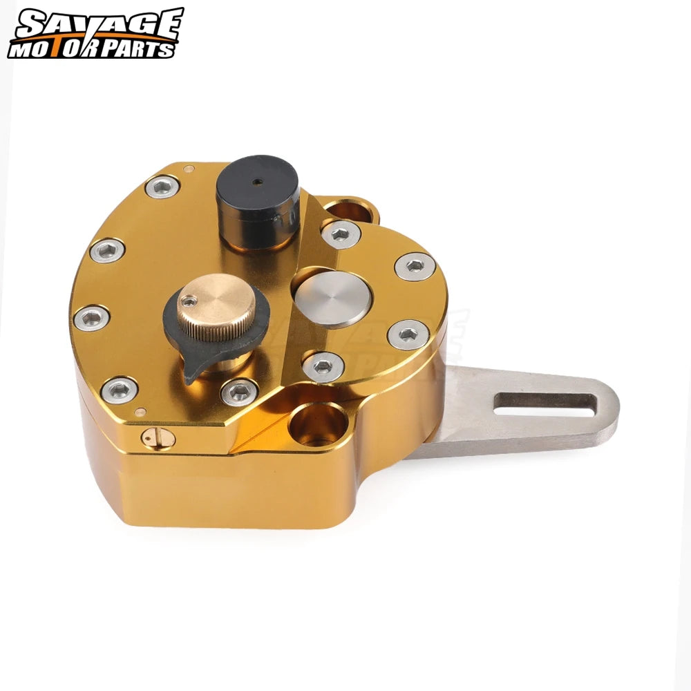 Universal Motorcycle Steering Damper Stabilizer Reversed Safety Adjustable Dirt Bike Scooter Handlebar Damper Motocross Parts