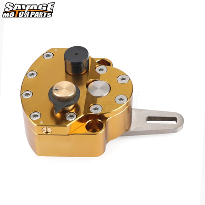 Universal Motorcycle Steering Damper Stabilizer Reversed Safety Adjustable Dirt Bike Scooter Handlebar Damper Motocross Parts