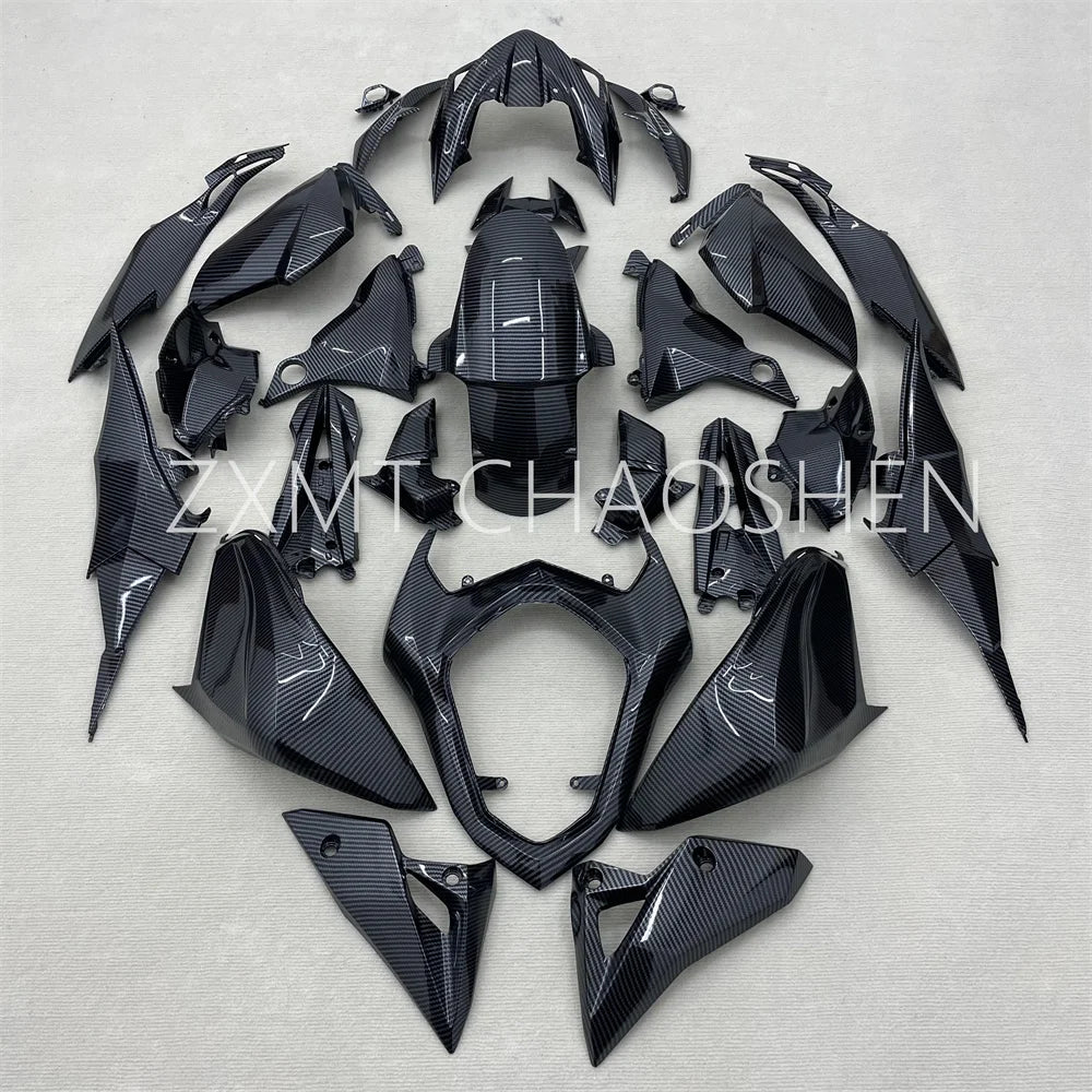 The motorcycle fairing is suitable for Kawasaki Z800 2013 2014 2015 2016 body kit shell guard plate carbon fiber coating