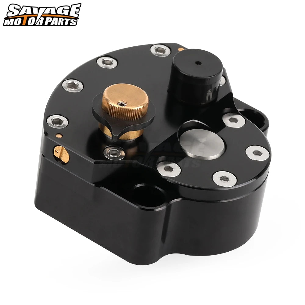 Universal Motorcycle Steering Damper Stabilizer Reversed Safety Adjustable Dirt Bike Scooter Handlebar Damper Motocross Parts