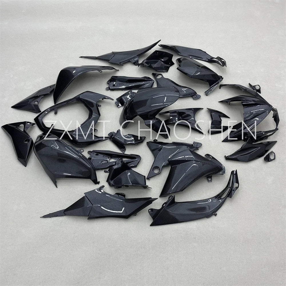 The motorcycle fairing is suitable for Kawasaki Z800 2013 2014 2015 2016 body kit shell guard plate carbon fiber coating