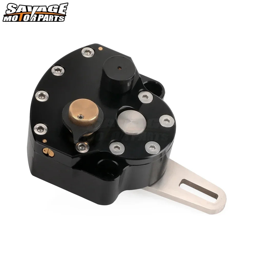 Universal Motorcycle Steering Damper Stabilizer Reversed Safety Adjustable Dirt Bike Scooter Handlebar Damper Motocross Parts