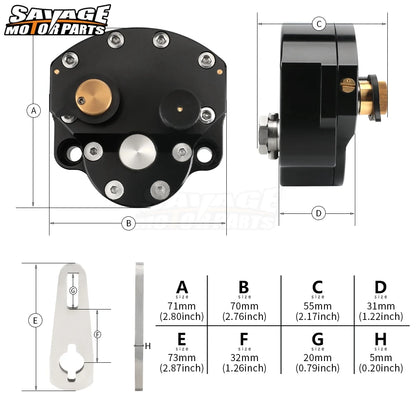 Universal Motorcycle Steering Damper Stabilizer Reversed Safety Adjustable Dirt Bike Scooter Handlebar Damper Motocross Parts
