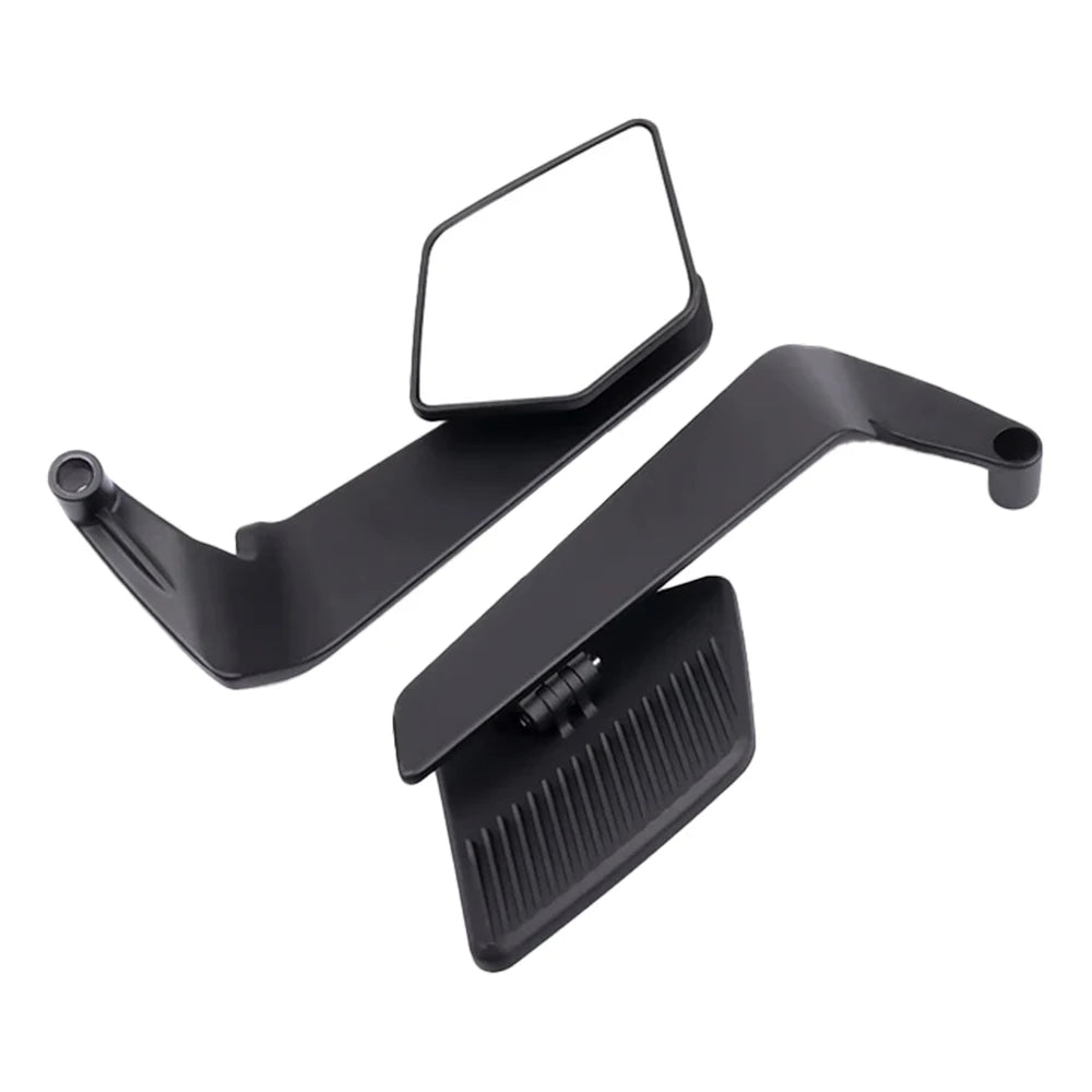 Motorcycle Side View Mirror For Kawasaki Z1000 Z900 Z800 Z750 Z650 Z400 Z300 Z250 Z125 Rearview Mirrors Kits Rotate Adjustable