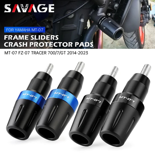 MT-07 Frame Sliders Crash Protector For YAMAHA MT07 2014-2025 FZ07 Tracer 700/GT 7 Motorcycle Accessories Falling Protection Pad