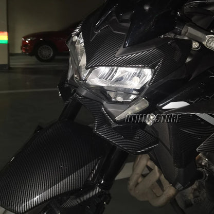Carbon fiber Motorcycle Z 900 Naked Front Spoiler Winglet Aerodynamic Wing Kit Spoiler New For Kawasaki Z900 2020 2021 2022
